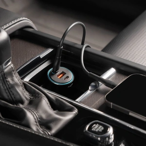 Hurtownia GSM - Autonabíječka Ringke 3-port USB-A QC, 2xUSB-C PD Auto Nabíječka 30W Černá - RGK1907 - {ean13} - Hurt