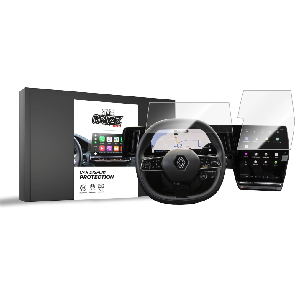 Hurtownia GSM - GrizzGlass CarDisplay Protecție Film ceramic pentru Renault Megane E-Tech 12” 2022 [2in1] - GRZ7974 - {ean13} - Hurt
