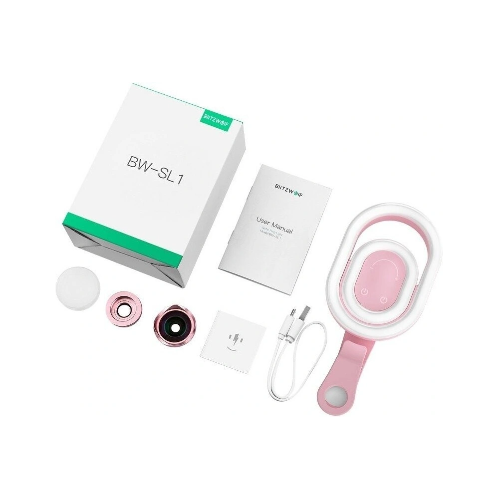 Wholesale BlitzWolf BW-SL1 Clip-on Selfie Fill Light - BLZ147 - {ean13} - Hurt