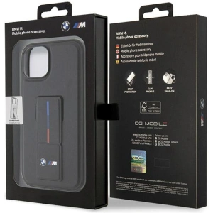Hurtownia GSM - Etui BMW BMHCP15S22GSLK Apple iPhone 15 hardcase Grip Hot Stamp negru/black - BMW585 - {ean13} - Hurt