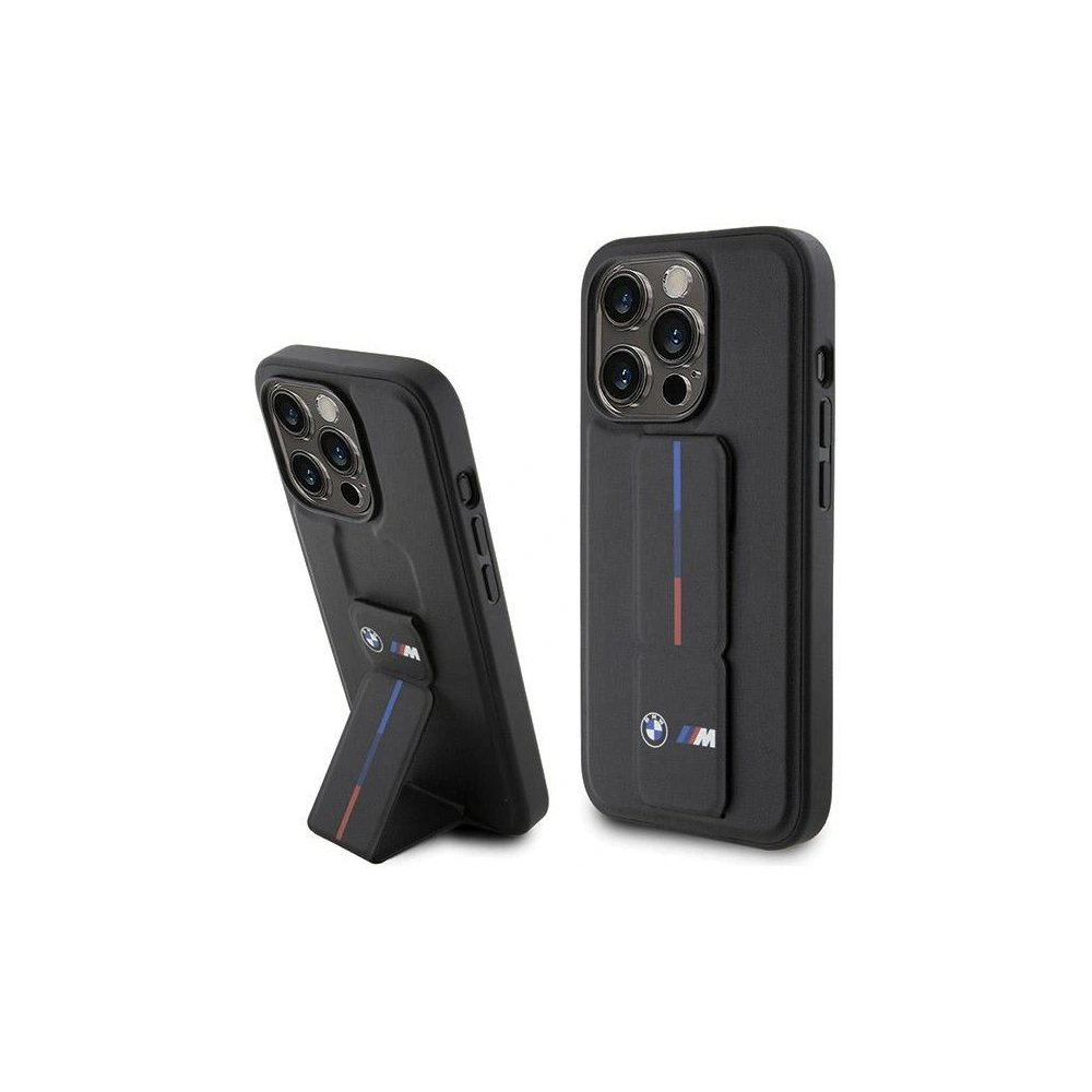 Wholesale BMW BMHCP15X22GSLK Apple iPhone 15 Pro Max hardcase Grip Hot Stamp black - BMW586 - {ean13} - Hurt