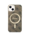 Hurtownia GSM - Etui Guess GUHMP13MH4STW Apple iPhone 13 / 14 / 15 hardcase 4G MagSafe maro/brown - GUE3135 - {ean13} - Hurt
