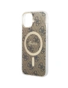 Wholesale Guess GUHMP13MH4STW Apple iPhone 13 / 14 / 15 hardcase 4G MagSafe brown - GUE3135 - {ean13} - Hurt