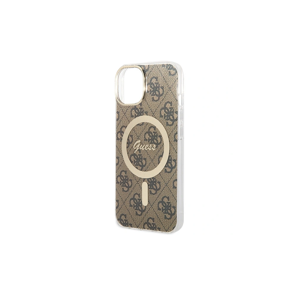 Hurtownia GSM - Etui Guess GUHMP13MH4STW Apple iPhone 13 / 14 / 15 hardcase 4G MagSafe maro/brown - GUE3135 - {ean13} - Hurt