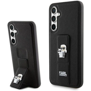 Hurtownia GSM - Case Karl Lagerfeld KLHCS23FEGSAKCPK Samsung Galaxy S23 FE Hardcase Gripstand Saffiano Karl&Choupette Pins schwarz/black - KLD1862 - {ean13} - Hurt
