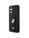 Hurtownia GSM - Case Karl Lagerfeld KLHCS23FEGSAKCPK Samsung Galaxy S23 FE Hardcase Gripstand Saffiano Karl&Choupette Pins schwarz/black - KLD1862 - {ean13} - Hurt