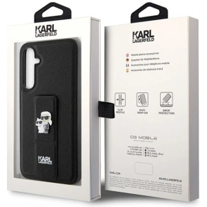 Hurtownia GSM - Case Karl Lagerfeld KLHCS23FEGSAKCPK Samsung Galaxy S23 FE Hardcase Gripstand Saffiano Karl&Choupette Pins schwarz/black - KLD1862 - {ean13} - Hurt