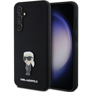 Hurtownia GSM - Case Karl Lagerfeld KLHCS23FEMHKNPK Samsung Galaxy S23 FE Silikon Ikonik Metal Pin schwarz/black - KLD1863 - {ean13} - Hurt