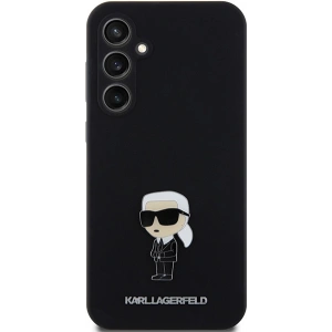 Hurtownia GSM - Case Karl Lagerfeld KLHCS23FEMHKNPK Samsung Galaxy S23 FE Silikon Ikonik Metal Pin schwarz/black - KLD1863 - {ean13} - Hurt