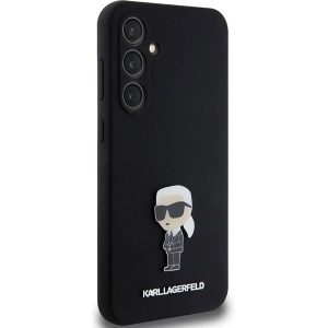 Hurtownia GSM - Case Karl Lagerfeld KLHCS23FEMHKNPK Samsung Galaxy S23 FE Silikon Ikonik Metal Pin schwarz/black - KLD1863 - {ean13} - Hurt