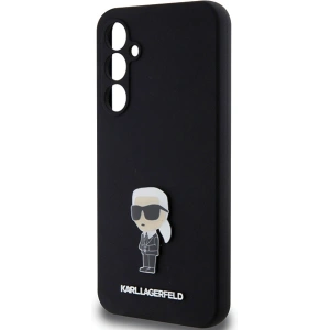Hurtownia GSM - Case Karl Lagerfeld KLHCS23FEMHKNPK Samsung Galaxy S23 FE Silikon Ikonik Metal Pin schwarz/black - KLD1863 - {ean13} - Hurt