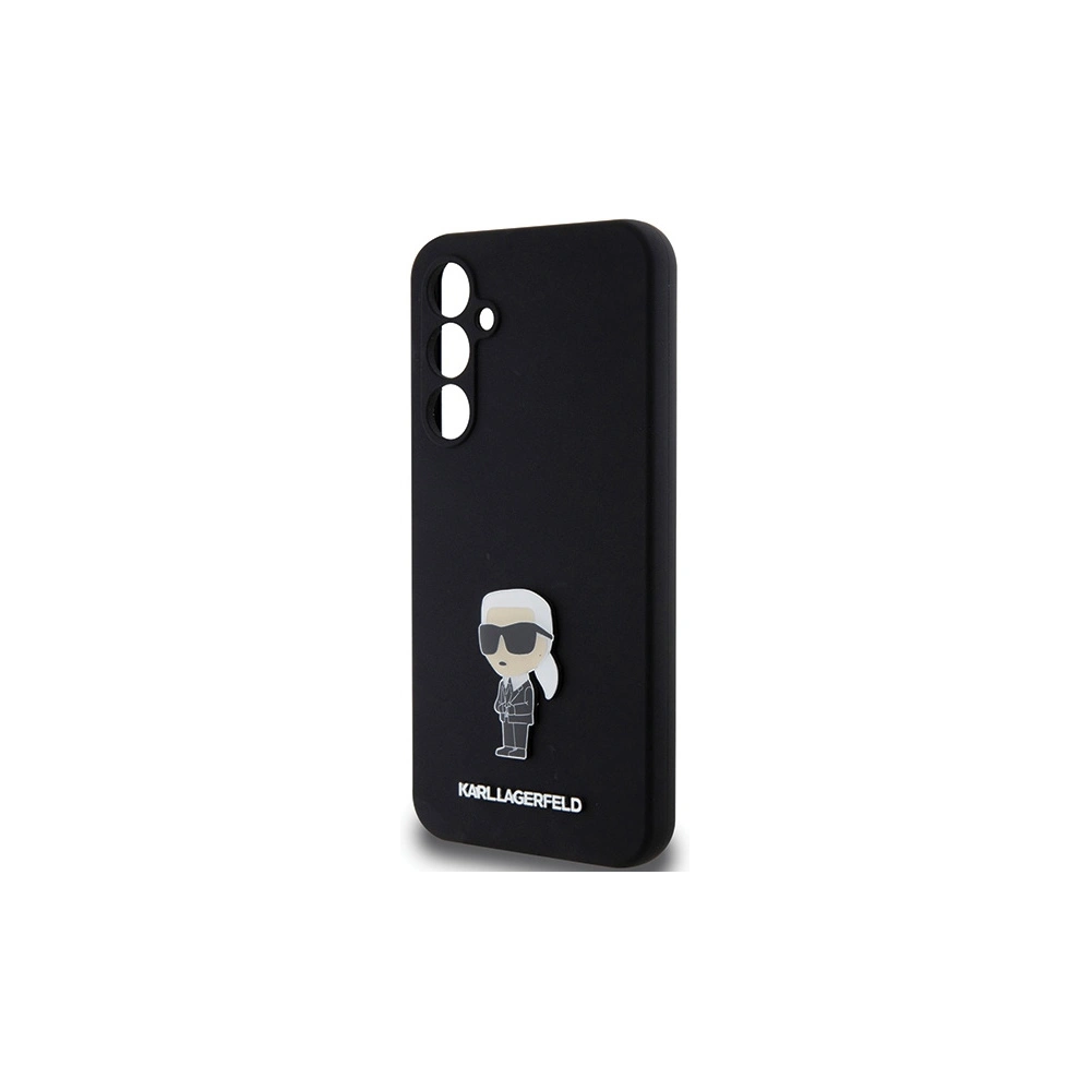 Hurtownia GSM - Etui Karl Lagerfeld KLHCS23FEMHKNPK Samsung Galaxy S23 FE Silicone Ikonik Metal Pin černý/black - KLD1863 - {ean13} - Hurt