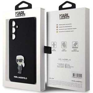 Hurtownia GSM - Case Karl Lagerfeld KLHCS23FEMHKNPK Samsung Galaxy S23 FE Silikon Ikonik Metal Pin schwarz/black - KLD1863 - {ean13} - Hurt