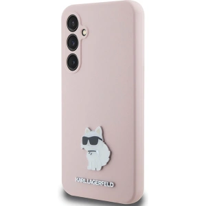 Hurtownia GSM - Case Karl Lagerfeld KLHCS23FESMHCNPP Samsung Galaxy S23 FE Silikon Choupette Metall Pin rosa/pink - KLD1864 - {ean13} - Hurt