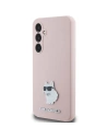 Hurtownia GSM - Etui Karl Lagerfeld KLHCS23FESMHCNPP Samsung Galaxy S23 FE Szilikon Choupette Fém Kitűző rózsaszín/pink - KLD1864 - {ean13} - Hurt