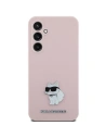 Hurtownia GSM - Case Karl Lagerfeld KLHCS23FESMHCNPP Samsung Galaxy S23 FE Silikon Choupette Metall Pin rosa/pink - KLD1864 - {ean13} - Hurt