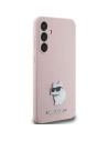 Hurtownia GSM - Case Karl Lagerfeld KLHCS23FESMHCNPP Samsung Galaxy S23 FE Silikon Choupette Metall Pin rosa/pink - KLD1864 - {ean13} - Hurt