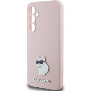 Hurtownia GSM - Case Karl Lagerfeld KLHCS23FESMHCNPP Samsung Galaxy S23 FE Silikon Choupette Metall Pin rosa/pink - KLD1864 - {ean13} - Hurt