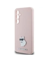 Hurtownia GSM - Case Karl Lagerfeld KLHCS23FESMHCNPP Samsung Galaxy S23 FE Silikon Choupette Metall Pin rosa/pink - KLD1864 - {ean13} - Hurt