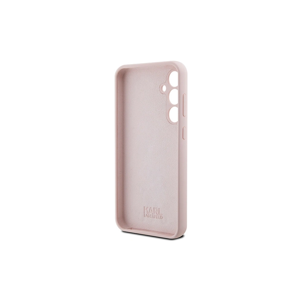 Hurtownia GSM - Case Karl Lagerfeld KLHCS23FESMHCNPP Samsung Galaxy S23 FE Silikon Choupette Metall Pin rosa/pink - KLD1864 - {ean13} - Hurt