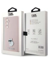 Hurtownia GSM - Etui Karl Lagerfeld KLHCS23FESMHCNPP Samsung Galaxy S23 FE Szilikon Choupette Fém Kitűző rózsaszín/pink - KLD1864 - {ean13} - Hurt