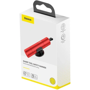Hurtownia GSM - Młotek bezpieczeństwa Baseus Sharp Tool czerwony - BSU4812 - {ean13} - Hurt