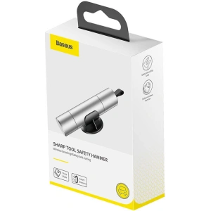 Hurtownia GSM - Młotek bezpieczeństwa Baseus Sharp Tool srebrny - BSU4813 - {ean13} - Hurt