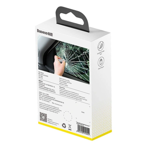 Młotek bezpieczeństwa Baseus Sharp Tool srebrny