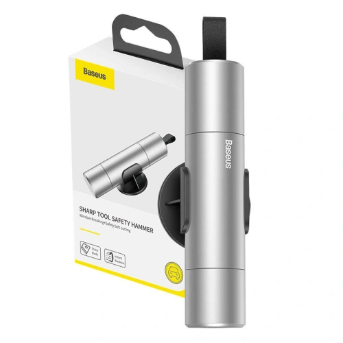 Młotek bezpieczeństwa Baseus Sharp Tool srebrny
