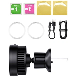 Hurtownia GSM - Autohalterung für Lüftungsgitter mit kabellosem Laden Baseus MagPro 15W (schwarz) - BSU4814 - {ean13} - Hurt