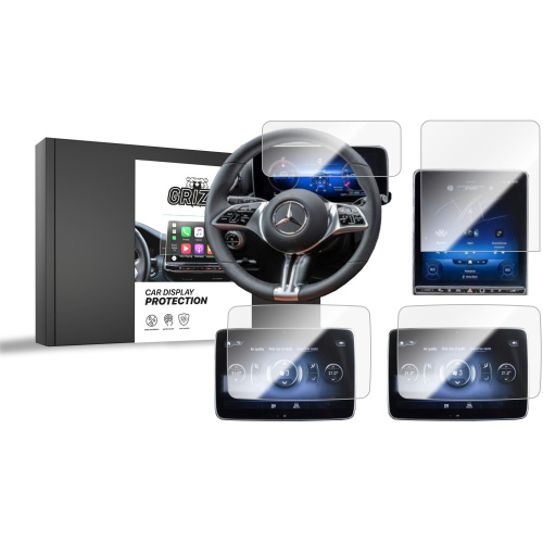 Hurtownia GrizzGlass - 5906146405455 - GRZ8047 - Folia ceramiczna GrizzGlass CarDisplay Protection do Mercedes Maybach X223 2022 [4 PACK] - B2B homescreen