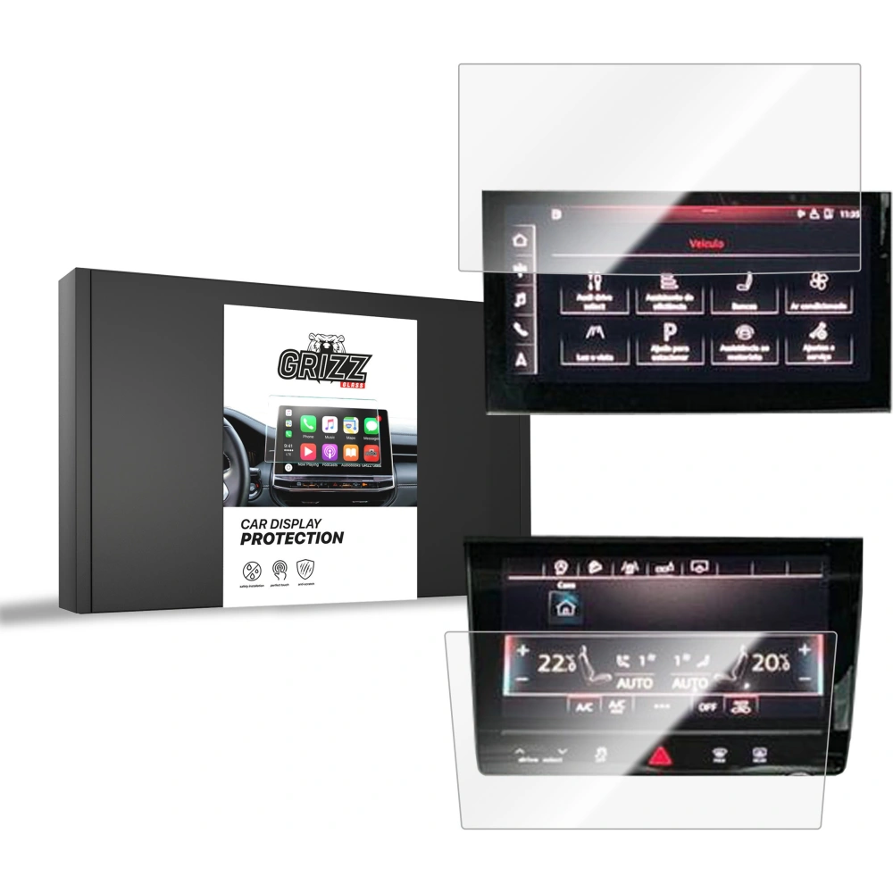 Hurtownia GSM - Cserép fólia GrizzGlass CarDisplay védelem Audi Q8-hoz [2w1] - GRZ8054 - {ean13} - Hurt