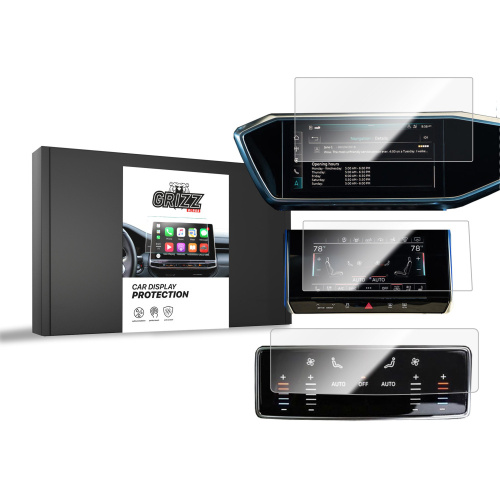 Hurtownia GrizzGlass - 5906146405530 - GRZ8055 - Folia ceramiczna GrizzGlass CarDisplay Protection do Audi A7 C8 [3 PACK] - B2B homescreen