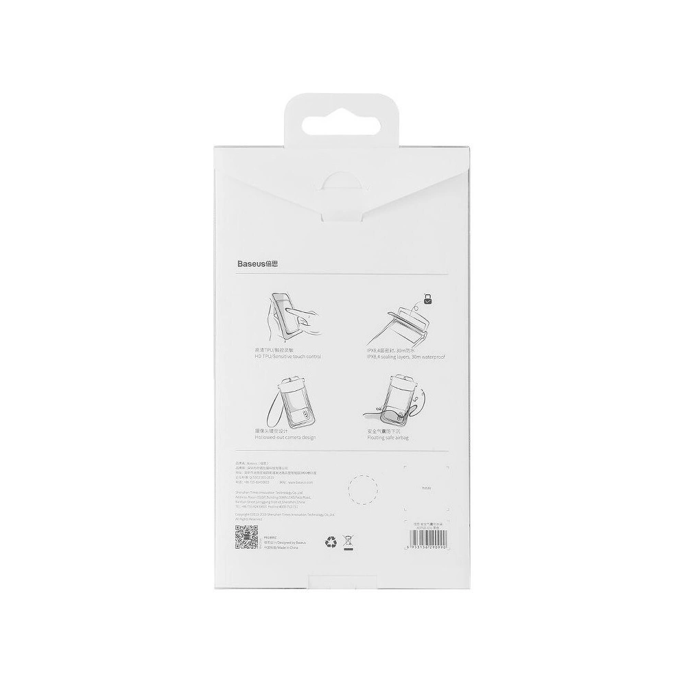 Hurtownia GSM - Uniwersalne etui wodoodporne Baseus Safe Airbag do smartfonów (czarne) - BSU610BLK - {ean13} - Hurt