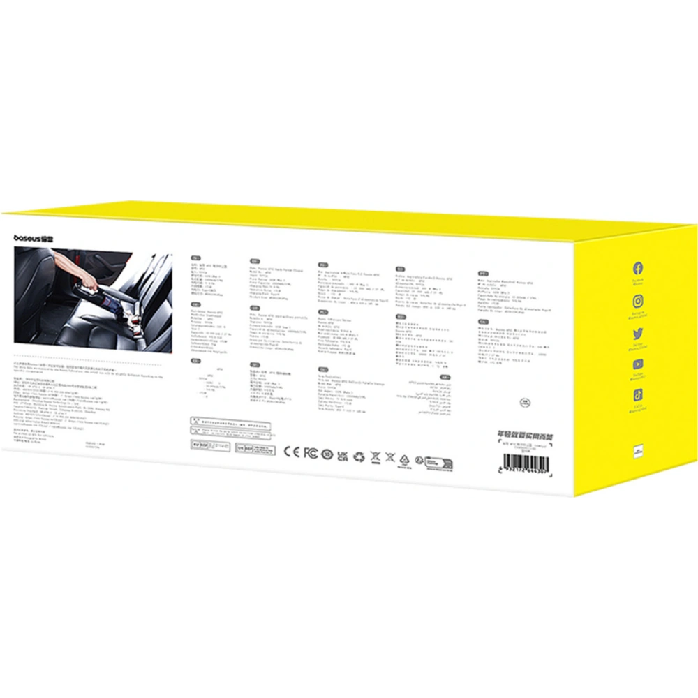 Hurtownia GSM - Kabelloser Handstaubsauger Baseus AP02 6000Pa schwarz - BSU4816 - {ean13} - Hurt