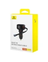 Hurtownia GSM - Ładowarka samochodowa Baseus Enjoyment Pro USB-C + wbudowany kabel Lightning 60W czarna - BSU4817 - {ean13} - Hurt
