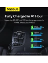 Hurtownia GSM - Ładowarka samochodowa Baseus Enjoyment Pro USB-C + wbudowany kabel Lightning 60W czarna - BSU4817 - {ean13} - Hurt