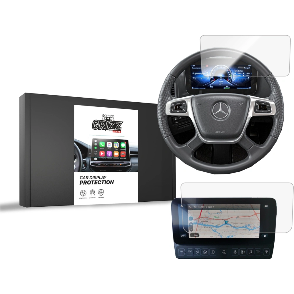Hurtownia GSM - Kerámia fólia GrizzGlass CarDisplay védelem Mercedes Actros 2018 [2w1] - GRZ8113 - {ean13} - Hurt