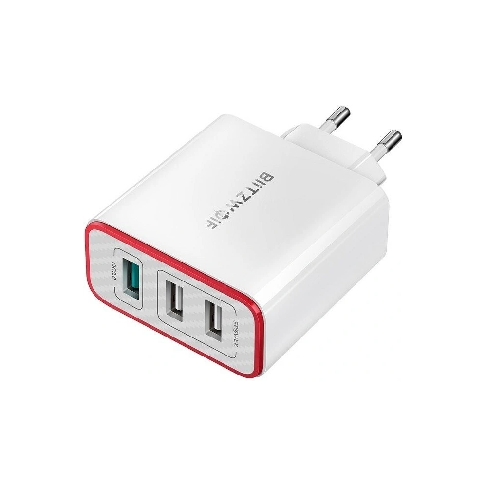 Hurtownia GSM - Ładowarka sieciowa Blitzwolf BW-PL2 3x USB QC 3.0 30W - BLZ153 - {ean13} - Hurt