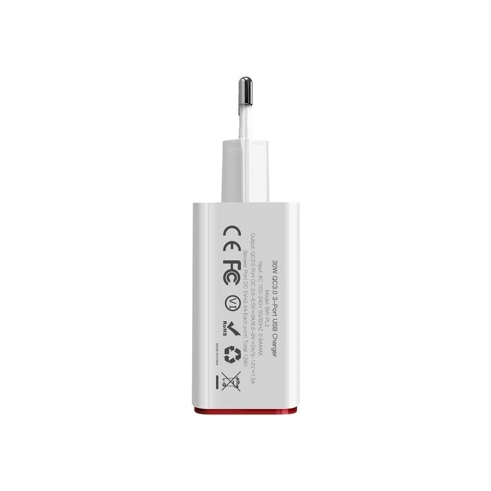 Hurtownia GSM - Ładowarka sieciowa Blitzwolf BW-PL2 3x USB QC 3.0 30W - BLZ153 - {ean13} - Hurt