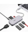 Hurtownia GSM - Adapter 7w1 Blitzwolf BW-TH5 Hub USB-C do 3xUSB 3.0, HDMI, USB-C PD, SD, microSD - BLZ155 - {ean13} - Hurt