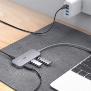 Adapter 7w1 Blitzwolf BW-TH5 Hub USB-C do 3xUSB 3.0, HDMI, USB-C PD, SD, microSD
