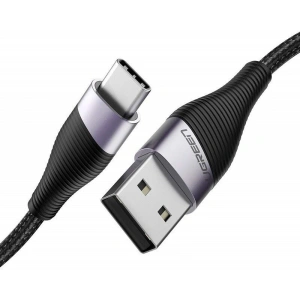 USB-C QC3.0 UGREEN Cable 2m with aluminium plug Black