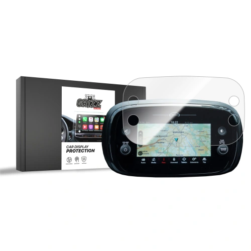 Folia ceramiczna GrizzGlass CarDisplay Protection do Fiat 500 X 7" 2020-2025