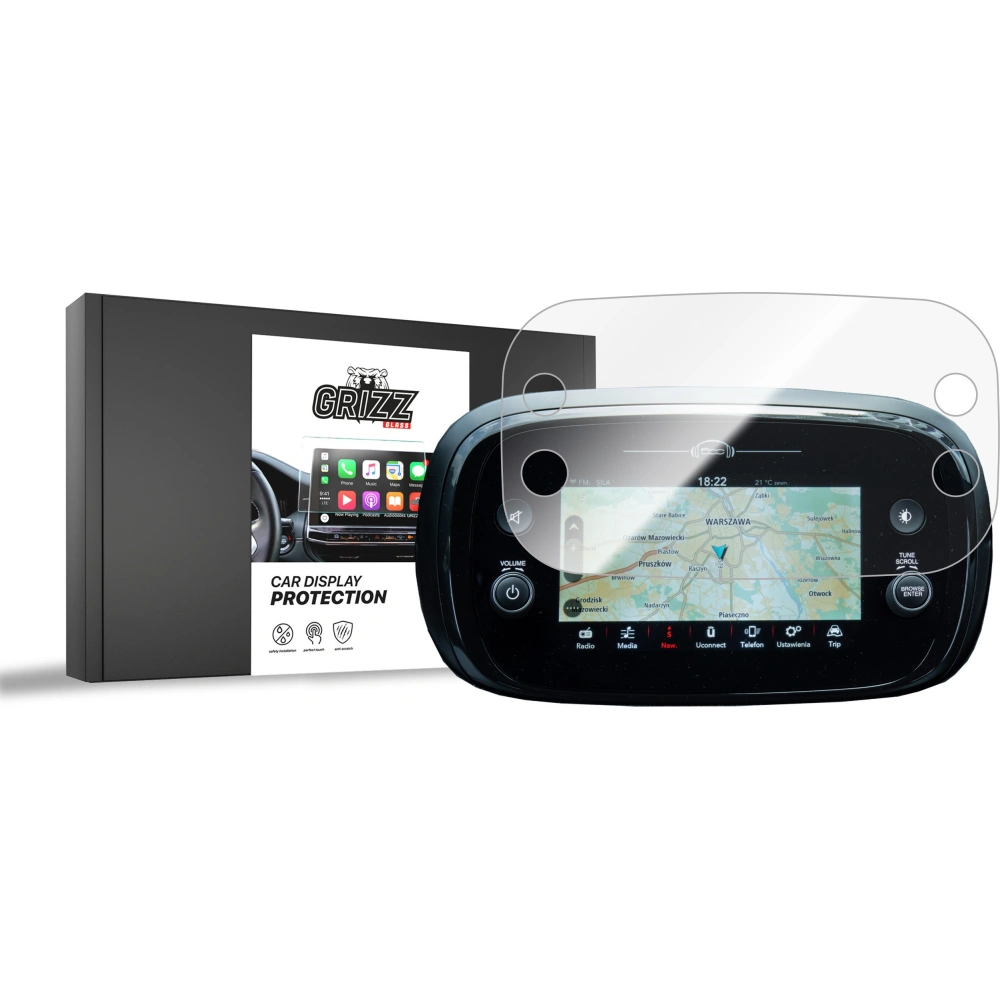 Hurtownia GSM - GrizzGlass CarDisplay Protecție Film ceramic pentru Fiat 500 X 7" 2020 - GRZ8144 - {ean13} - Hurt