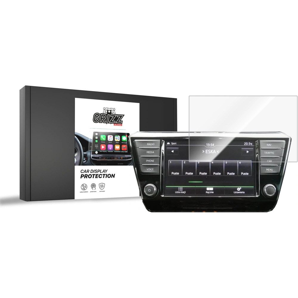 GrizzGlass CarDisplay Protecție Film ceramic pentru Skoda Superb 3 2015-2019