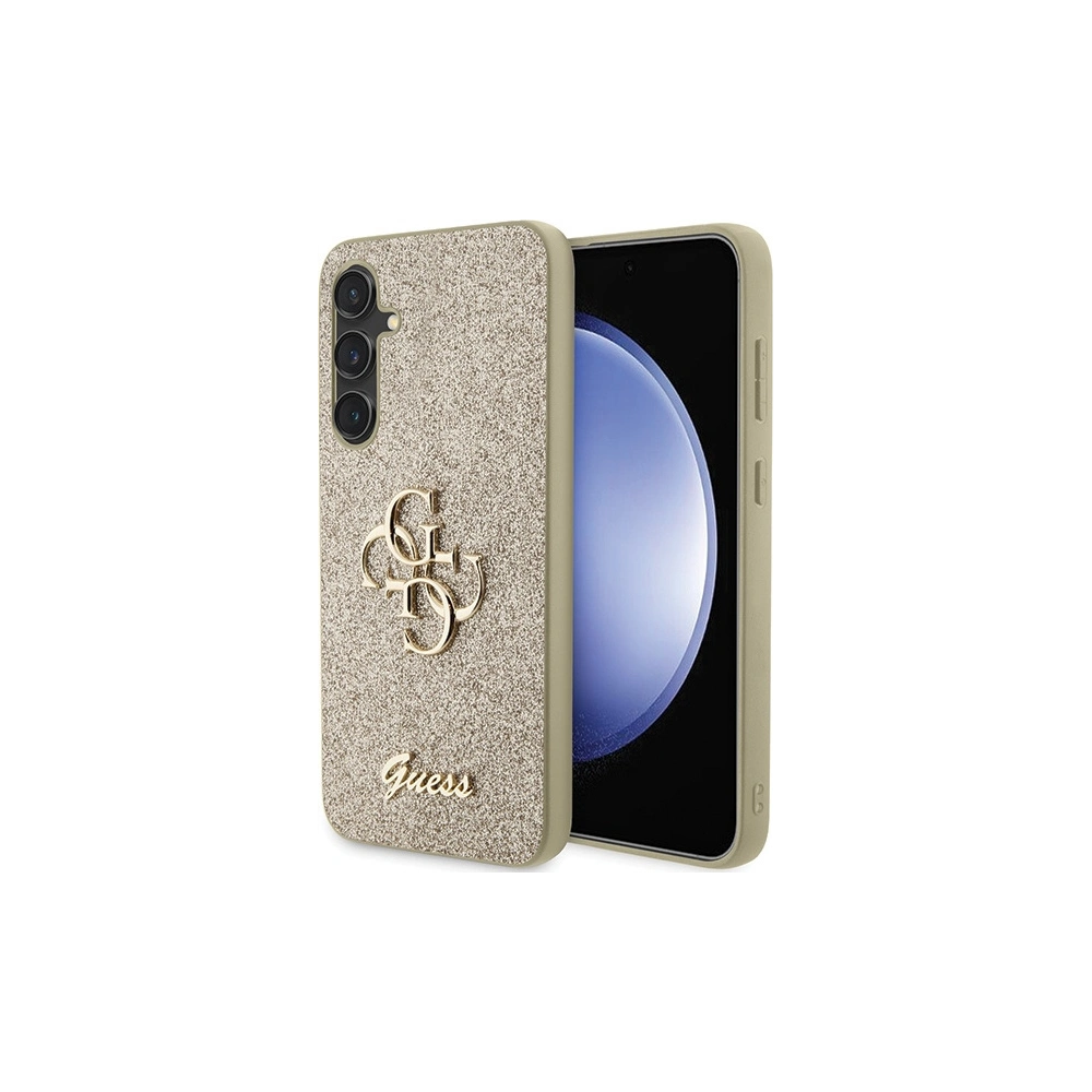 Hurtownia GSM - Case Guess GUHCS23FEHG4SGD Samsung Galaxy S23 FE Hardcase Glitter Script Big 4G gold - GUE3132 - {ean13} - Hurt
