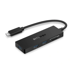 Adapter 5w1 Blitzwolf BW-TH4 Hub USB-C zu 3xUSB 3.0, SD, microSD