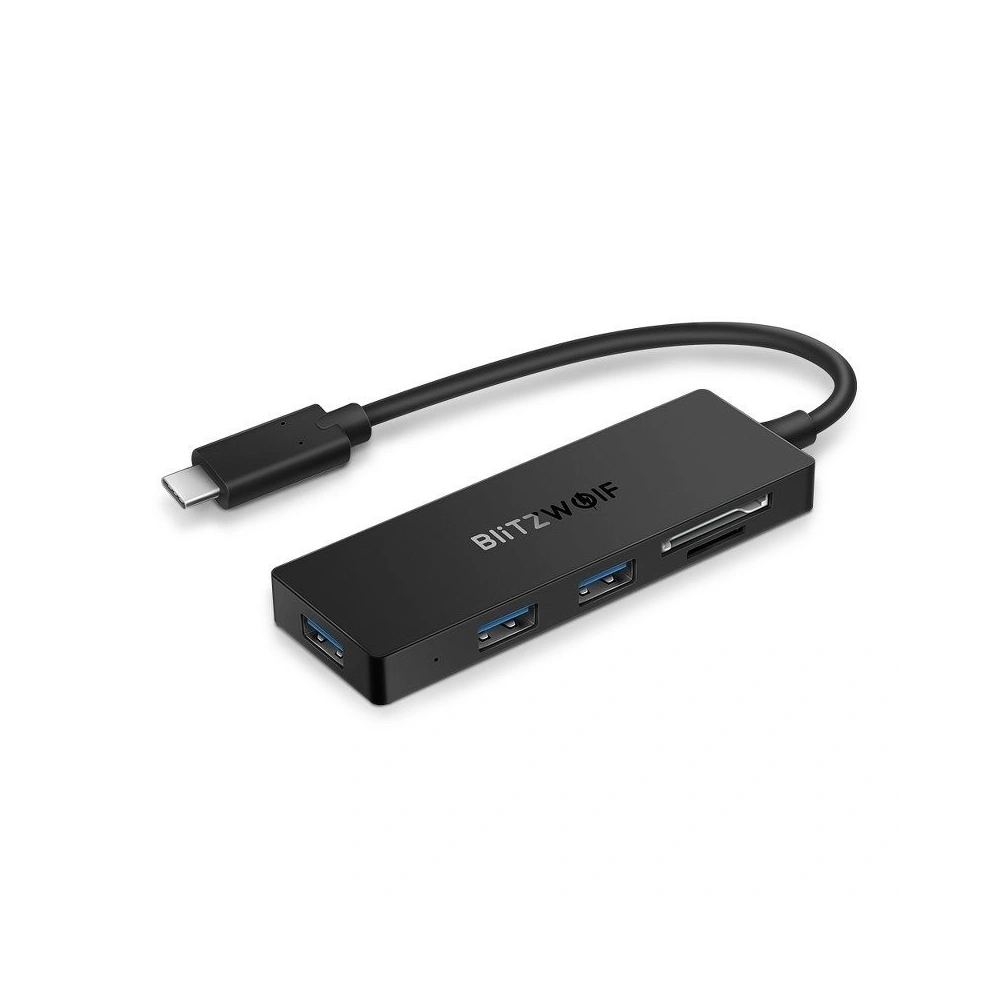 Adapter 5w1 Blitzwolf BW-TH4 Hub USB-C do 3xUSB 3.0, SD, microSD