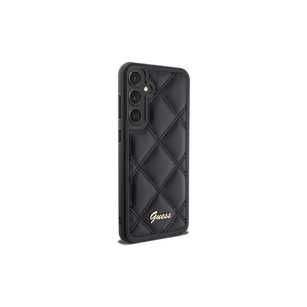Hurtownia GSM - Etui Guess GUHCS23FEPSQSQSK Samsung Galaxy S23 FE hardcase Quilted Metal Logo negru/black - GUE3133 - {ean13} - Hurt